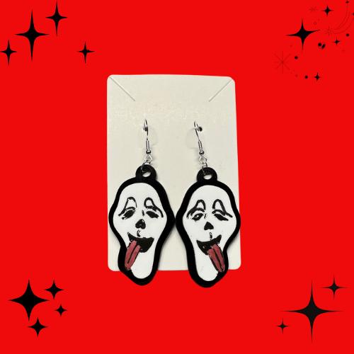 Wazzup Layered Acrylic Charm Earrings