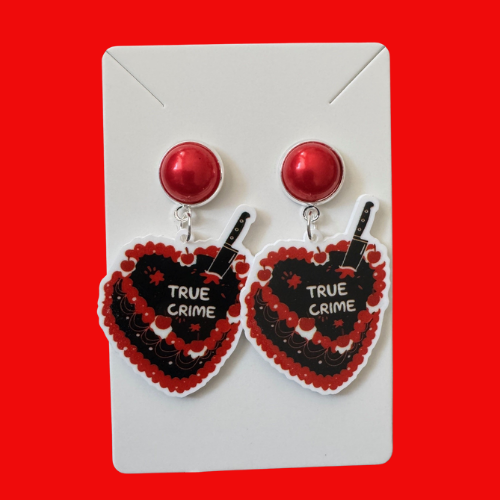True Crime Cake Earrings