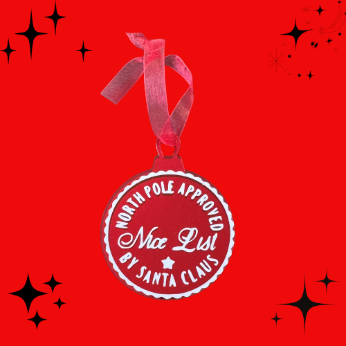 Nice List Ornament (Free Personalisation)