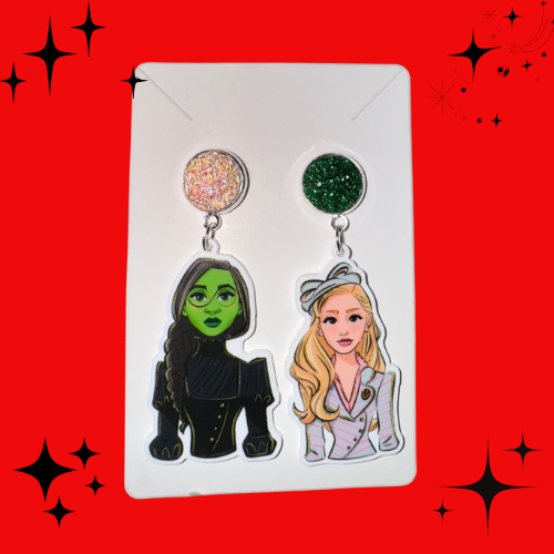 Good and Bad Witch Earrings