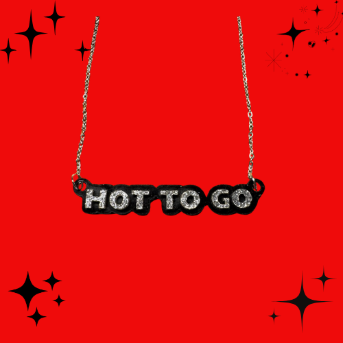Hot To Go Layered Acrylic Necklace