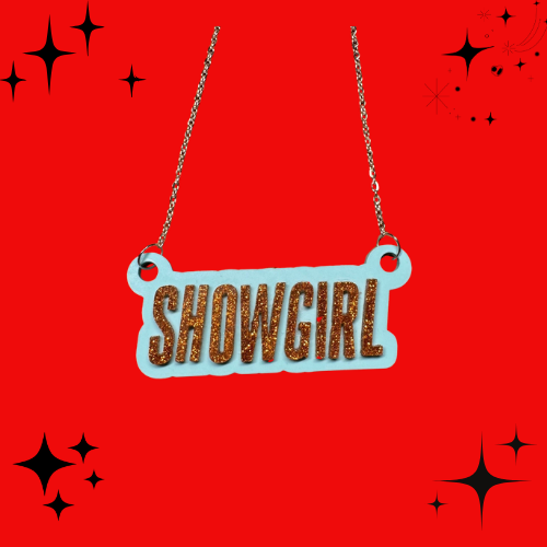Showgirl Layered Acrylic Necklace