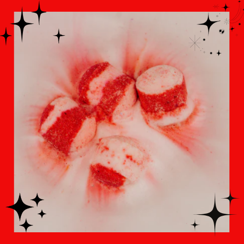 Cranberry & Peppermint Shot Bomb Christmas Cracker