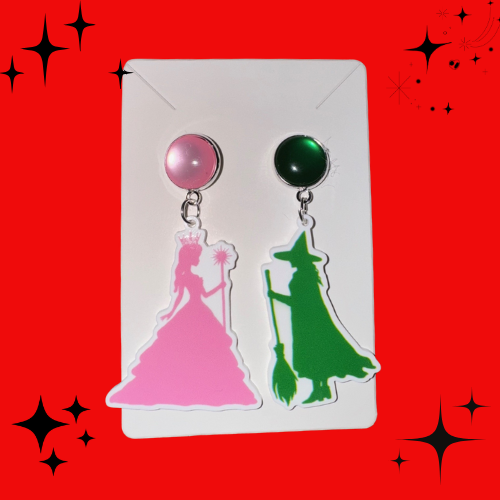 Good and Bad Witch Earrings