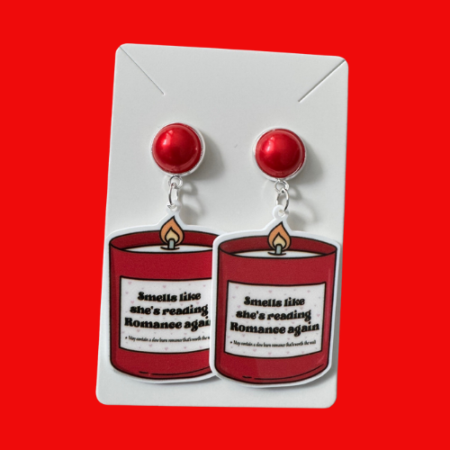 Book Trope Candle - Romance Earrings