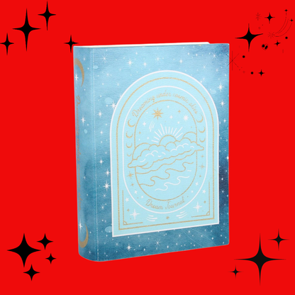Blue Celestial Book Shaped Storage Box