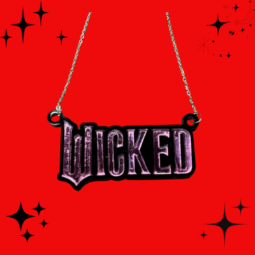 Wicked Layered Acrylic Necklace