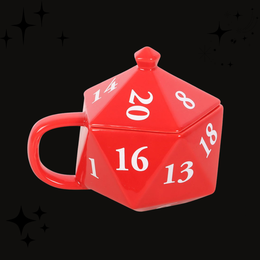 D20 Gaming Dice Shaped Mug