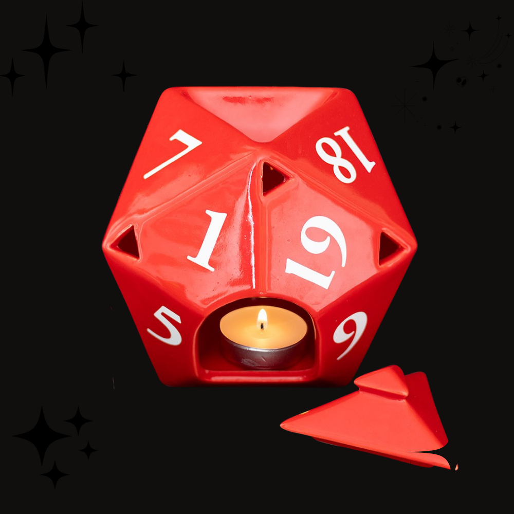 D20 Gaming Dice Shaped Oil Burner