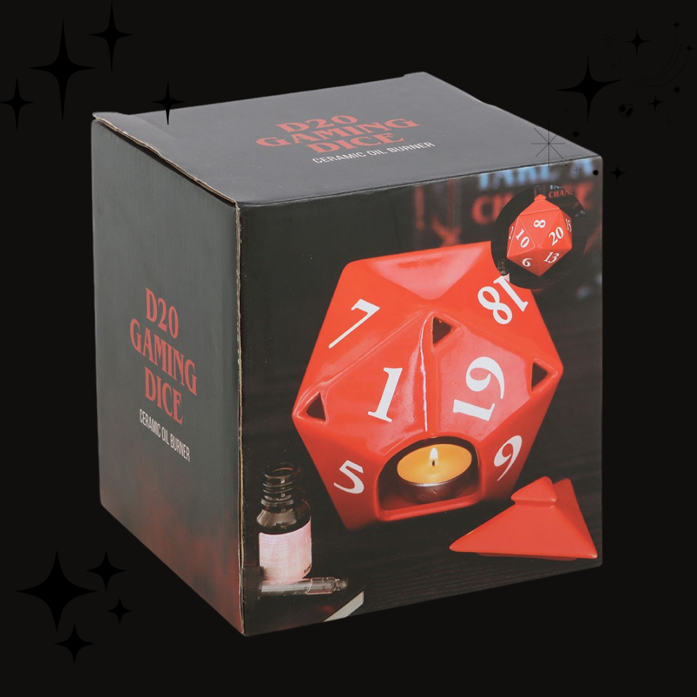 D20 Gaming Dice Shaped Oil Burner