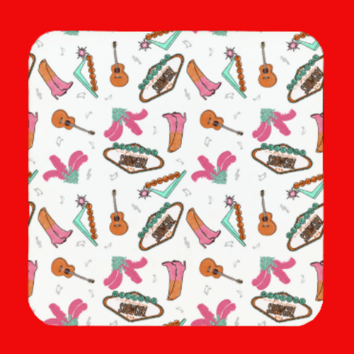 Showgirl White Coaster