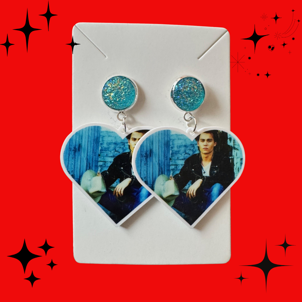 Young Johnny Depp Earrings