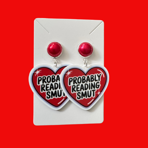 Probably Reading Smut Earrings