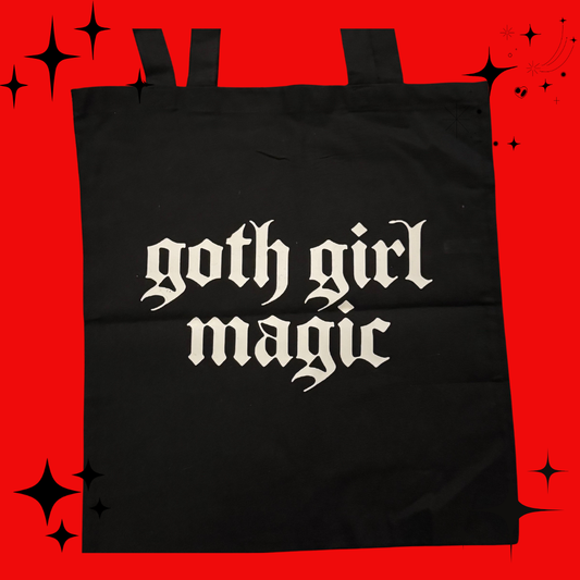 Goth Girl Magic Tote Bag