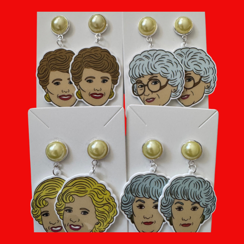 Golden Earrings Collection (group and separate)