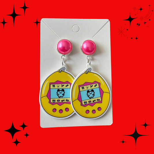 Tamagotchi Earrings