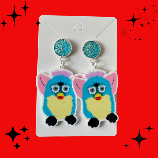 Furby Earrings