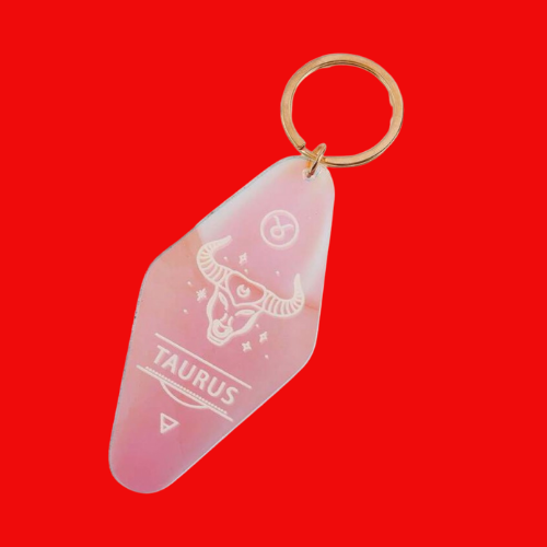 Zodiac Signs Acrylic Keyring - Changing Colour