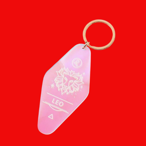 Zodiac Signs Acrylic Keyring - Changing Colour