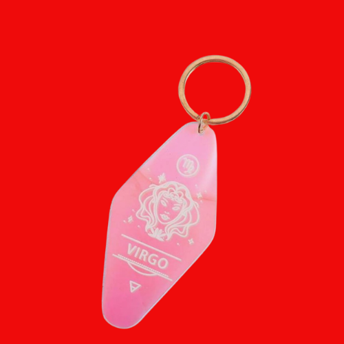 Zodiac Signs Acrylic Keyring - Changing Colour