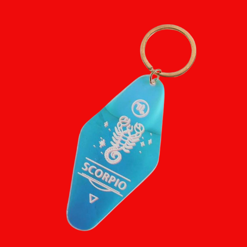 Zodiac Signs Acrylic Keyring - Changing Colour