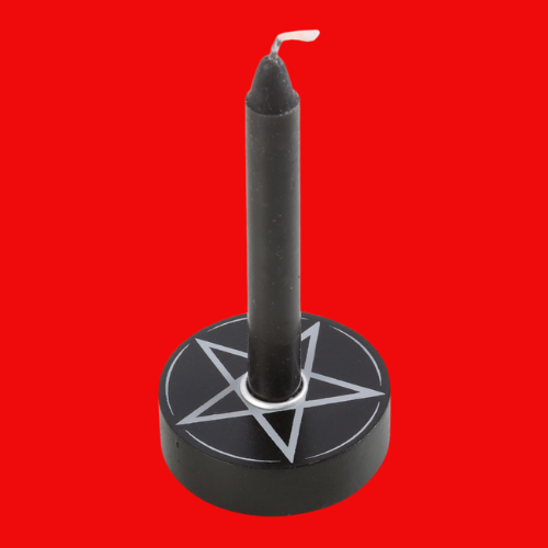 Pentagram Spell Candle Holder