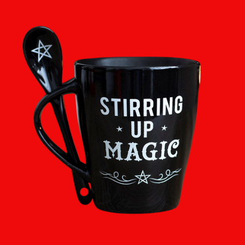 Stirring Up Magic Mug and Spoon Set