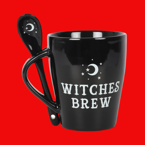 Witches Brew Mug and Spoon Set
