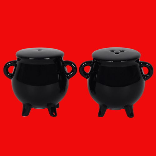 Cauldron Cruet Set