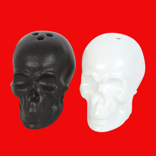 Skull Salt and Pepper Shakers