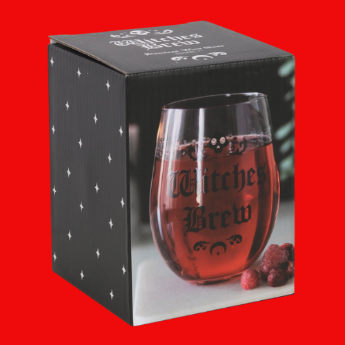 Witches Brew Stemless Wine Glass