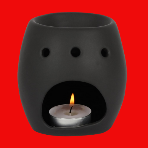 Black Skull Oil Burner