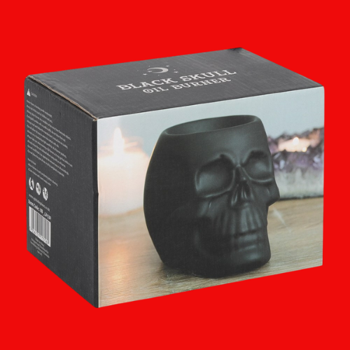 Black Skull Oil Burner