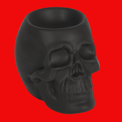 Black Skull Oil Burner