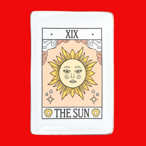 The Sun Vintage Tarot Trinket Dish