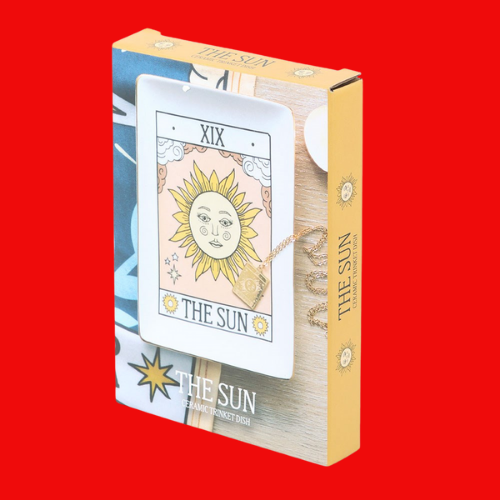 The Sun Vintage Tarot Trinket Dish