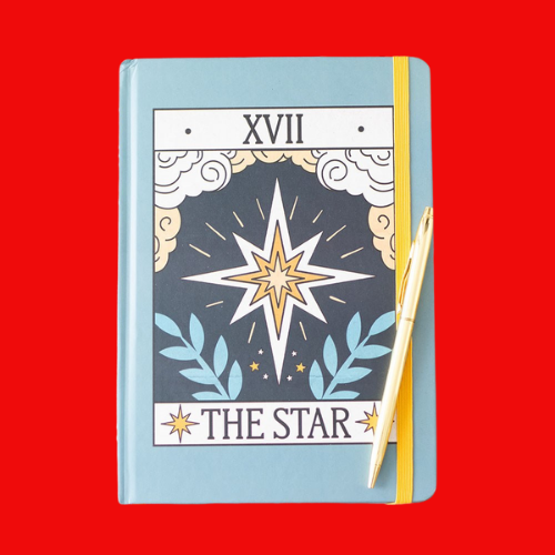 The Star Vintage Tarot A5 Notebook