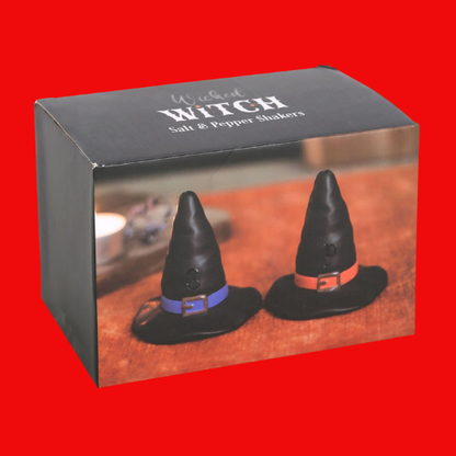 Witch Hat Salt and Pepper Shakers