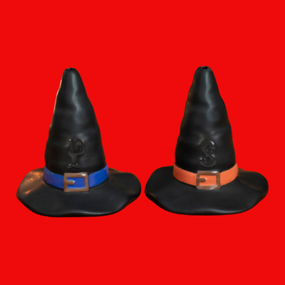 Witch Hat Salt and Pepper Shakers
