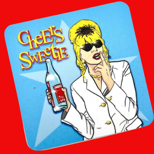 Cheers Sweetie Patsy Coaster