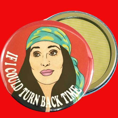 If I Could Turn Back Time Pocket Hand Mirror