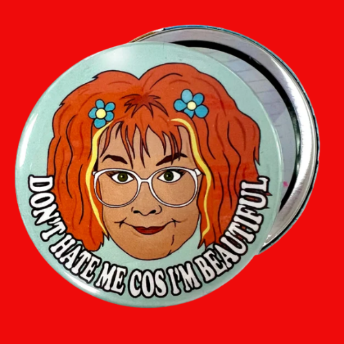 Don't Hate Me Cos I'm Beautiful Pocket Hand Mirror
