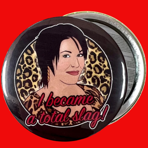 I Became A Total Slag Pocket Hand Mirror