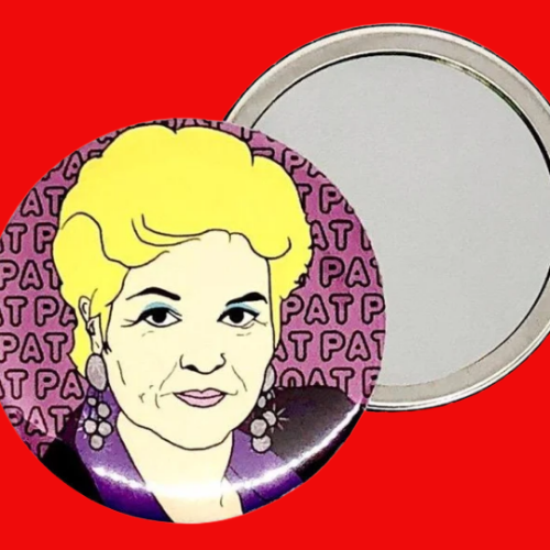 Pat Pat Pat Pocket Hand Mirror