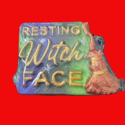 Resting Witch Face Bath Bomb