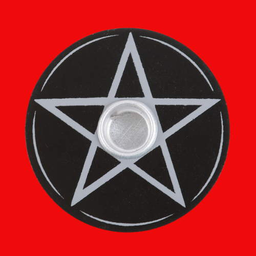 Pentagram Spell Candle Holder