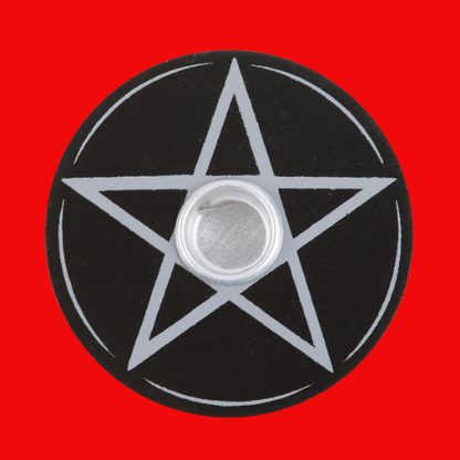 Pentagram Spell Candle Holder