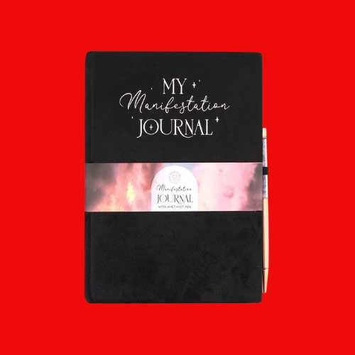 Manifestation Journal with Amethyst Pen