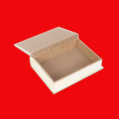 Green Booked Shaped Storage Box