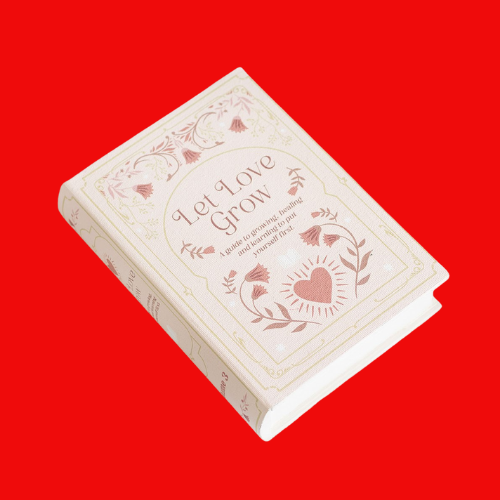 Pink Book Shaped Storage Box